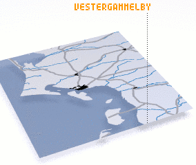 3d view of Vester Gammelby