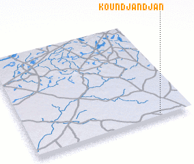 3d view of Koundjandjan