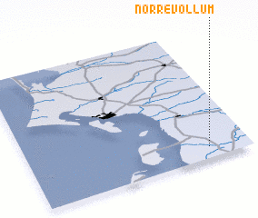 3d view of Nørre Vollum