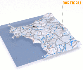 3d view of Bortigali