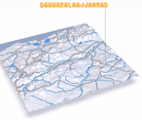 3d view of Dawwār al Ḩājj Aḩmad