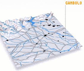 3d view of Gambolò
