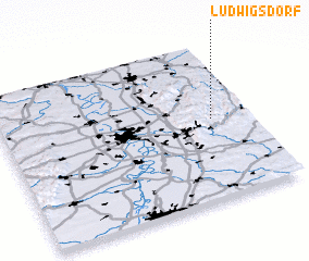 3d view of Ludwigsdorf