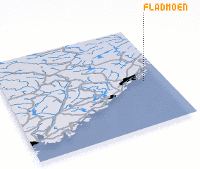 3d view of Fladmoen