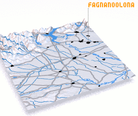 3d view of Fagnano Olona