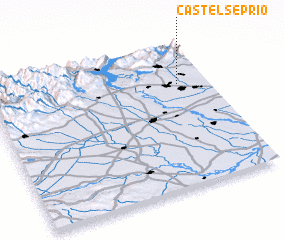 3d view of Castelseprio