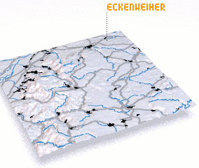 3d view of Eckenweiher