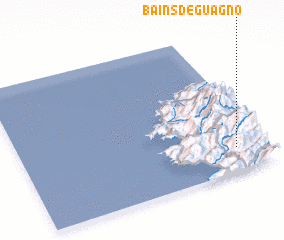 3d view of Bains de Guagno