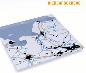 3d view of Dieksanderkoog