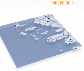 3d view of Süderdeich