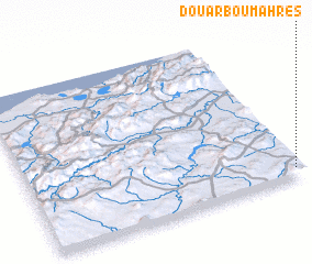 3d view of Douar Bou Mahres