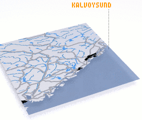 3d view of Kalvøysund