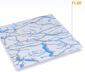 3d view of Flåm