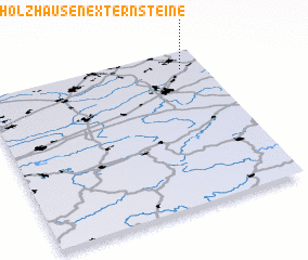 3d view of Holzhausen-Externsteine