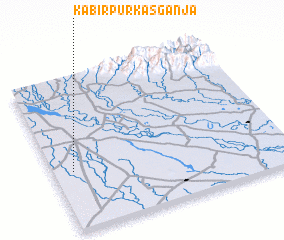 3d view of Kabīrpur Kāsganja