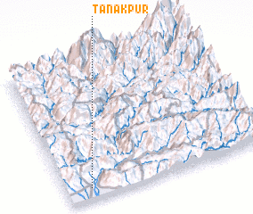3d view of Tanakpur