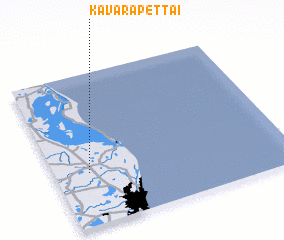 3d view of Kavarapettai