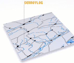 3d view of Sennoy Log