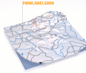 3d view of Pahalawelgama