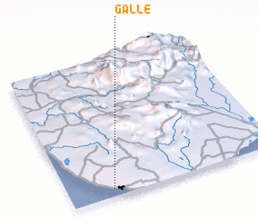 3d view of Galle