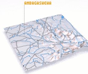 3d view of Ambagaswewa