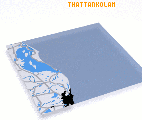 3d view of Thattan Kolam