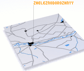 3d view of Zheleznodorozhnyy