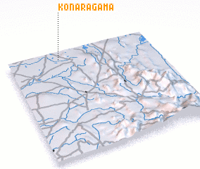3d view of Konaragama