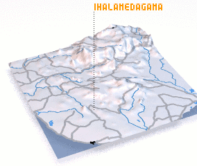3d view of Ihalamedagama