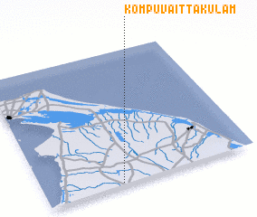 3d view of Kompuvaittakulam
