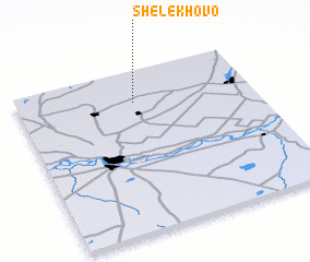 3d view of Shelekhovo