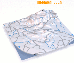 3d view of Midigahamulla