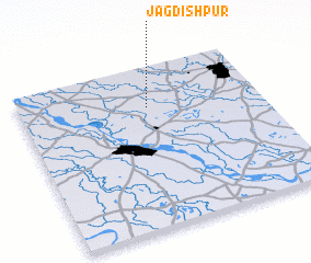 3d view of Jagdīshpur