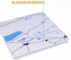3d view of Blagoveshchenskiy