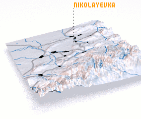 3d view of Nikolayevka