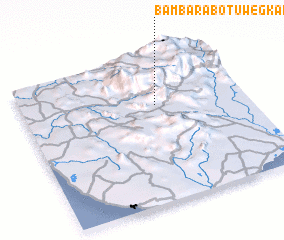 3d view of Bambarabotuwegkanda