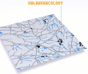 3d view of Kalawewa Colony