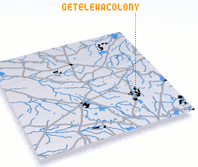 3d view of Getelewa Colony