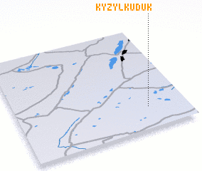 3d view of Kyzylkuduk