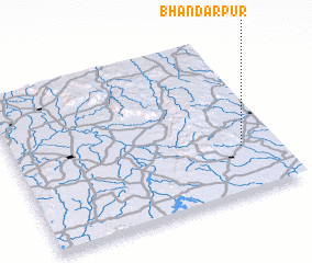 3d view of Bhandārpur