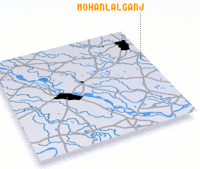 3d view of Mohanlālganj