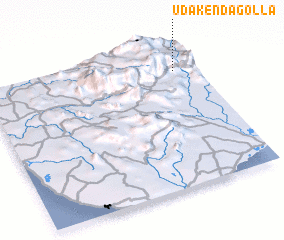 3d view of Udakendagolla