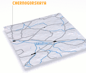 3d view of Chernogorskaya