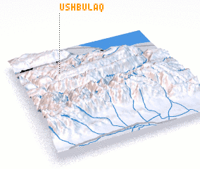 3d view of Üshbulaq