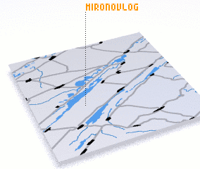 3d view of Mironov Log