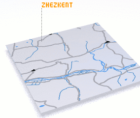 3d view of Zhezkent