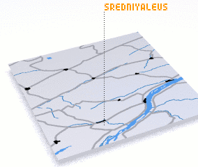 3d view of Sredniy Aleus