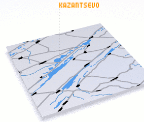 3d view of Kazantsevo