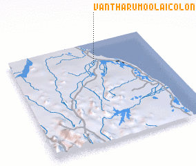 3d view of Vantharumoolai Colony