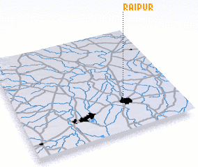 3d view of Raipur